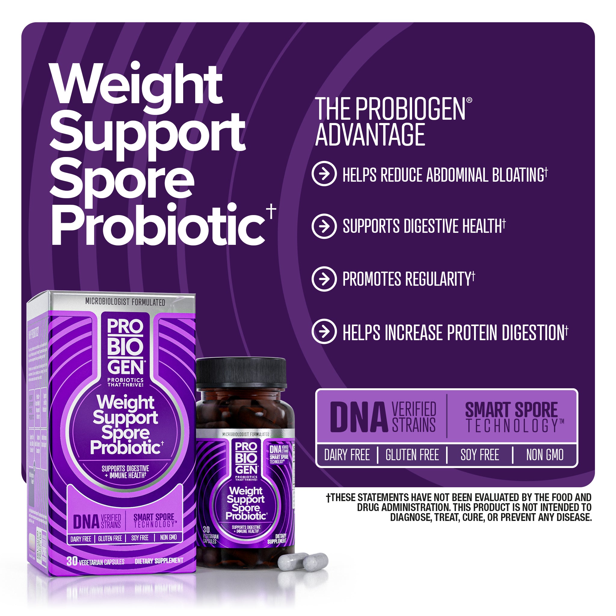 PROBIOGEN® Weight Support Spore Probiotic