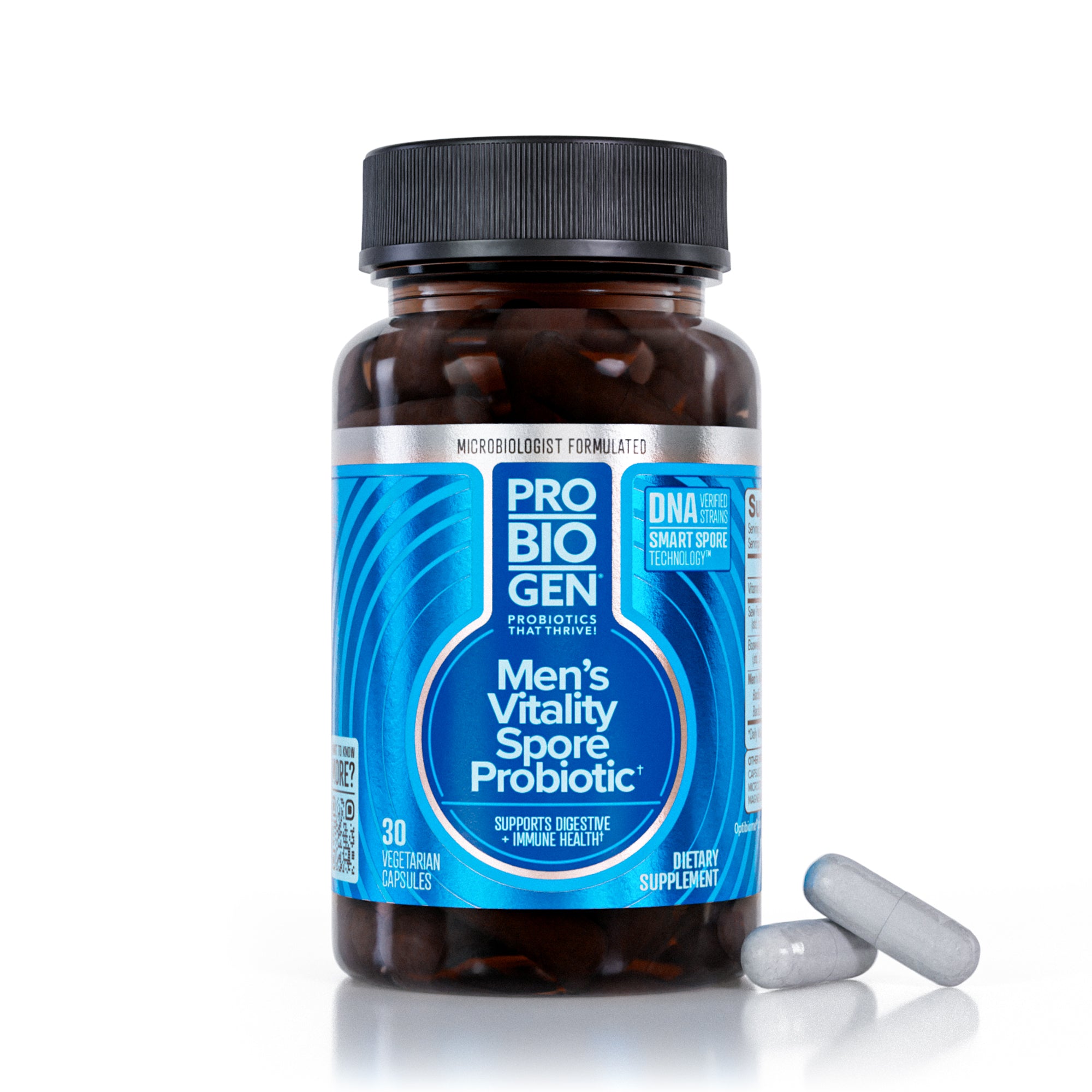 Probiogen® Men's Vitality Spore Probiotic Supplement