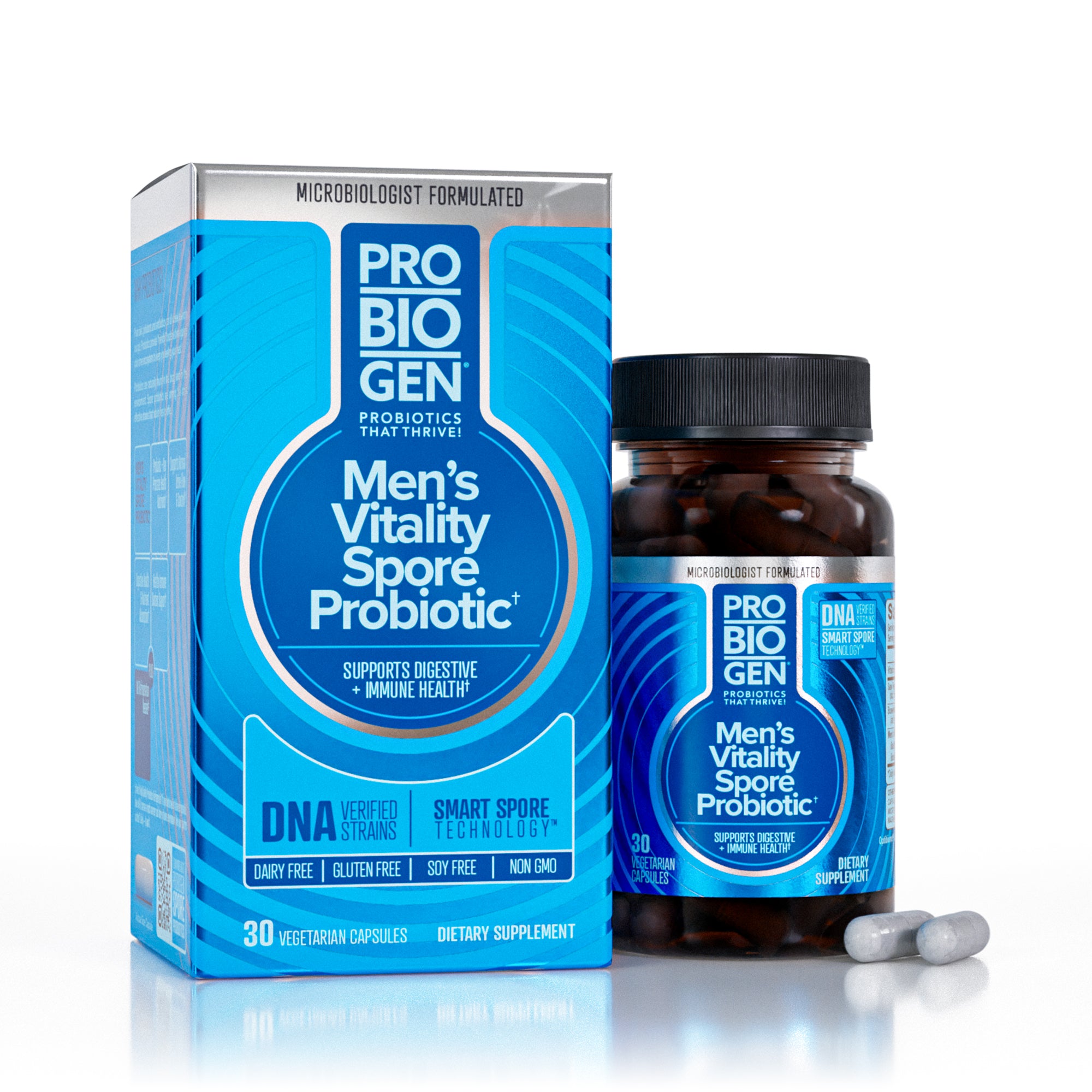Probiogen® Men's Vitality Spore Probiotic Supplement