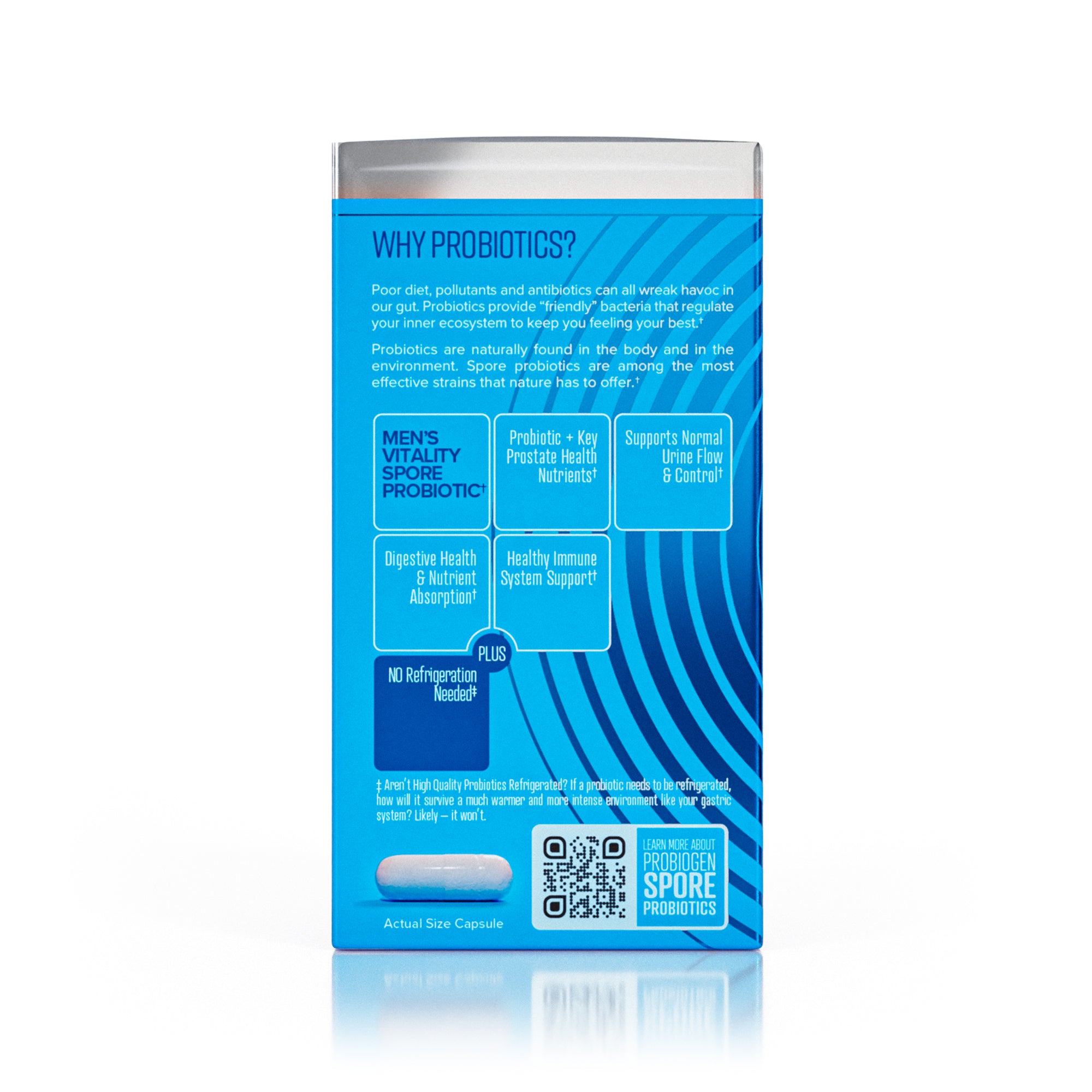 Probiogen® Men's Vitality Spore Probiotic Supplement