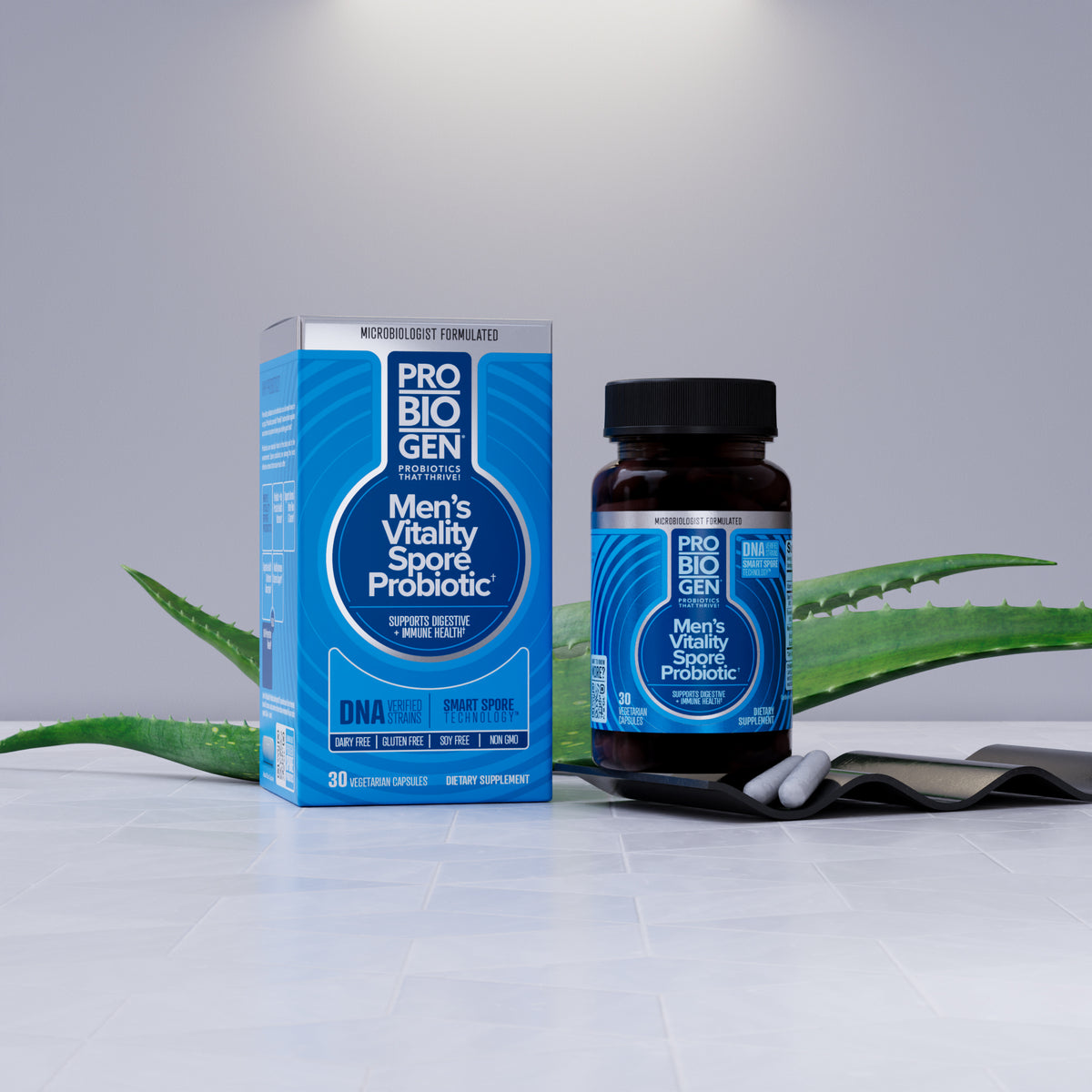 Probiogen® Men's Vitality Spore Probiotic Supplement