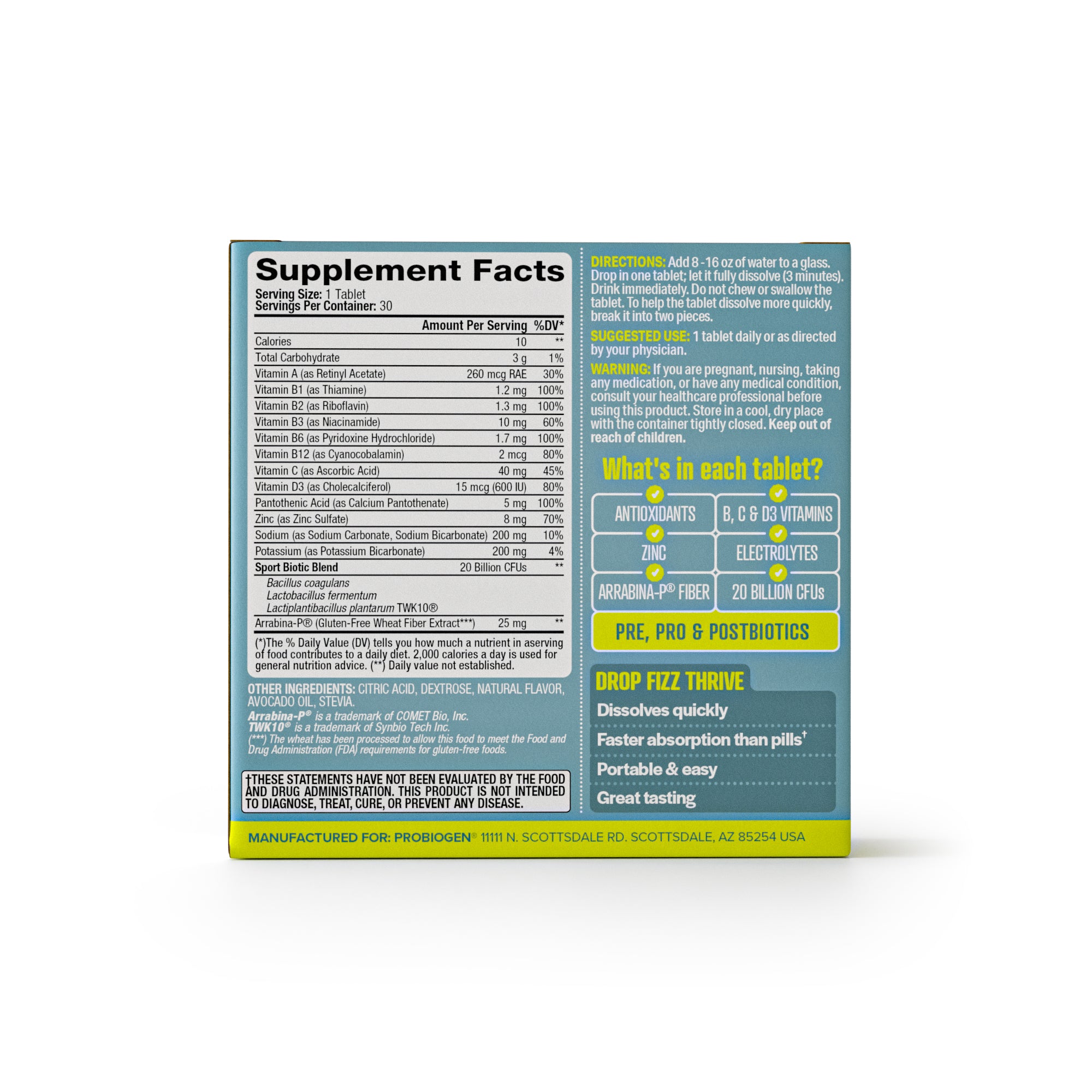 Probiogen® Sport Biotic Performance & Recovery Drink